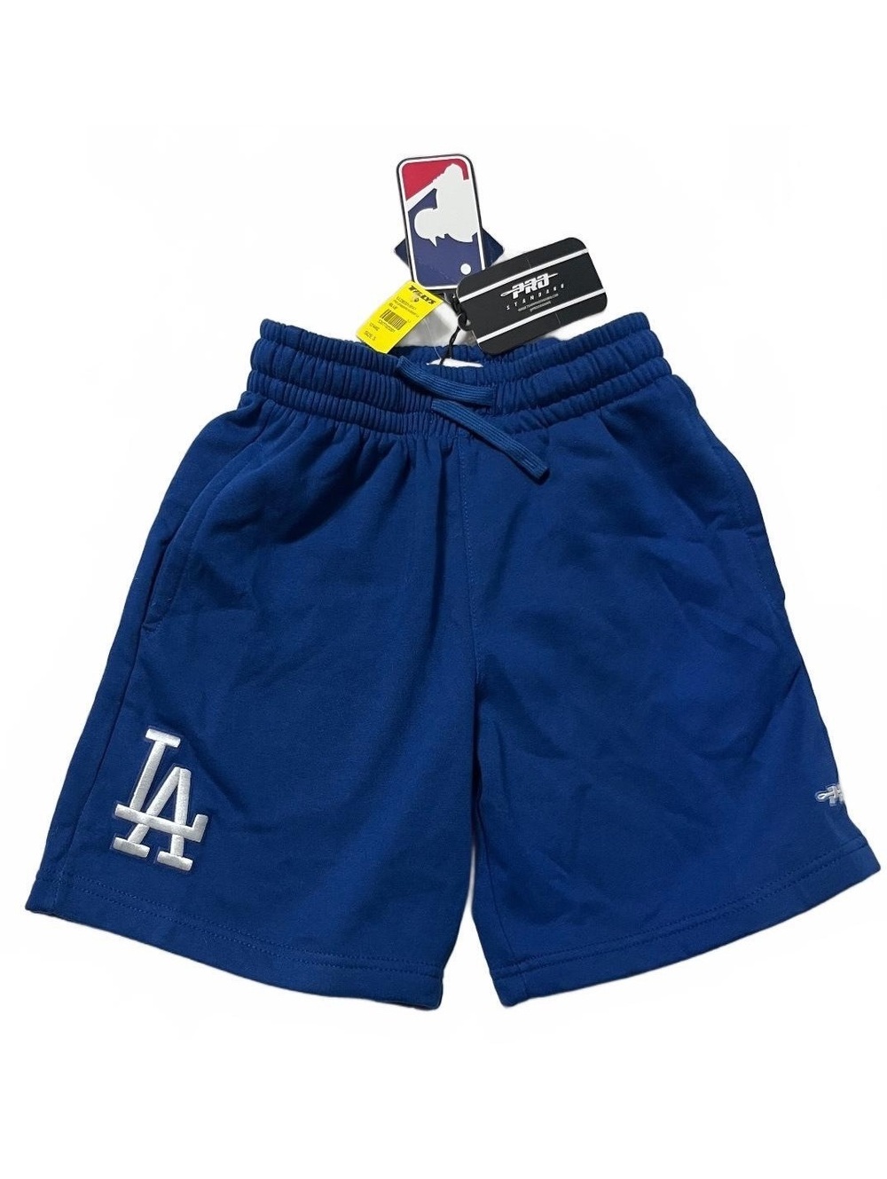 Pro Standard LA Dodgers MLB Kids Sweat Shorts S Blue Streetwear Hypebeast Y2K